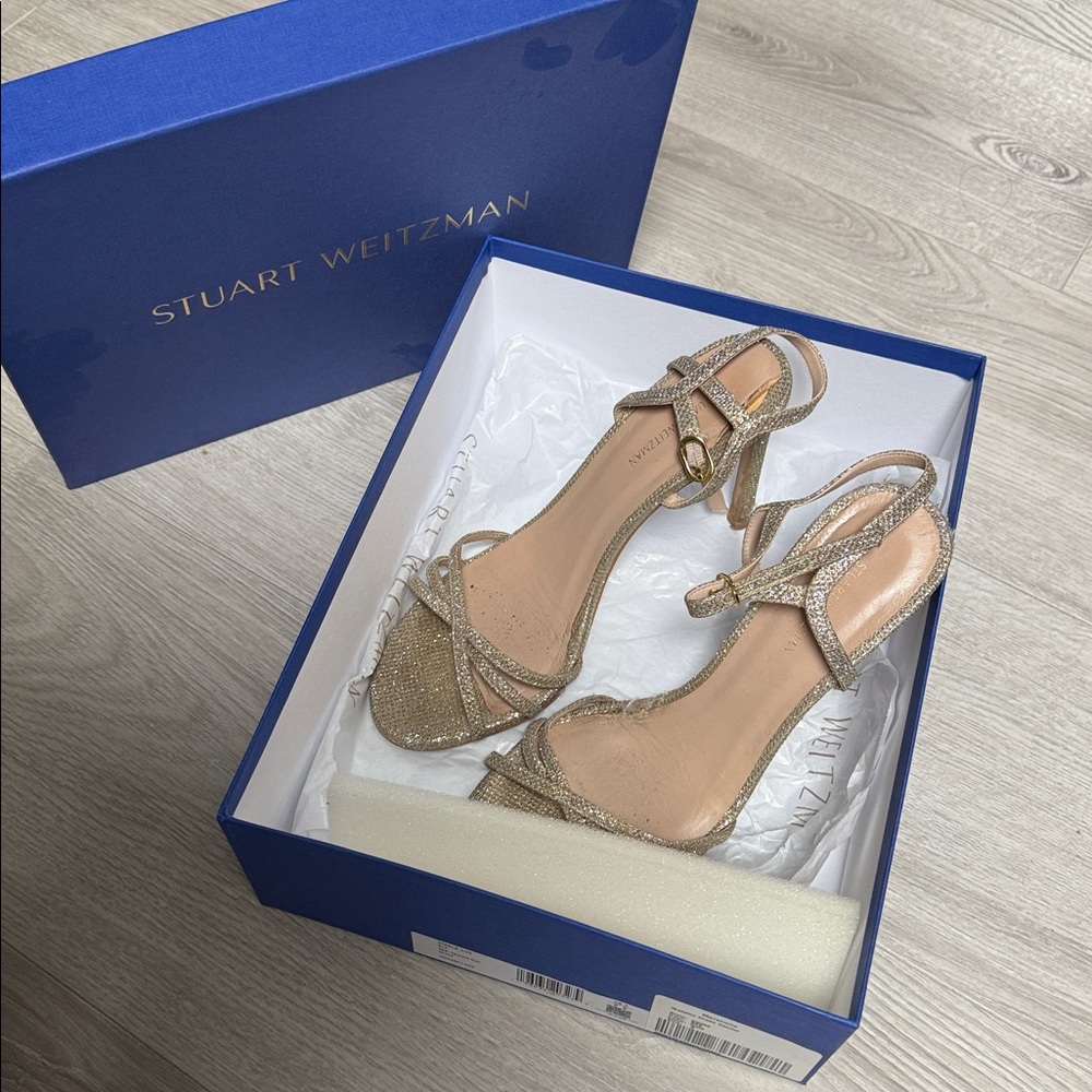 Stuart Weitzman Metallica heels